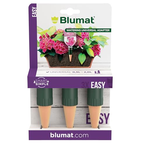 Plant Watering Device - Easy Self Watering Planter Insert for Indoor Plants - Bottle Adapter - Prevents Overwatering and Underwatering for Healthy Growth - 3 Pack