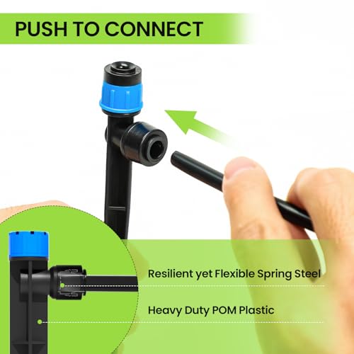 Drip Irrigation System Kit for Garden Watering, 230FT Quick Connect - view 4
