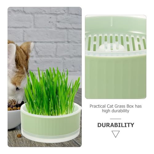 Cat Grass Planter Box Plastic Soilless Hydroponic Growing Kit for Cats - view 3