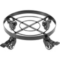 Iron Plant Pot Holder Tray Rolling Stand with Wheels for Planters
