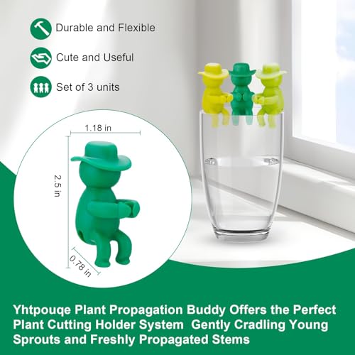 6 Pcs Plant Propagation Buddy, Propagated Plant Holders for Sprouts, Stems & Shoots and cuttings, Sturdy Support for Indoor Plants & Propagation Station Use, Ideal Gifts for Plants Lovers - view 2