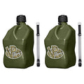 3846-CA, 5.5 Gallon Square Motorsport Jug Camo & 14" Standard Hose (2 Pack)