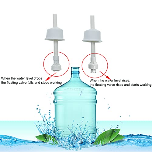 TDRENERGY Bottle Water Dispenser Pump System Automatic 110V 40psi 1 GPM for Home/Office Kitchen Refrigerator Coffee Maker Ice Maker for 3 or 5 Gal Water Bottle Single Inlet - view 6