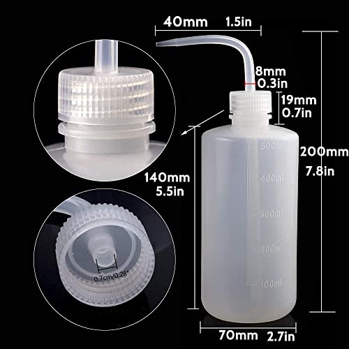 Tattoo Wash Bottle, 2Pcs 500ml Tattoo Squeeze Bottle Squirt Tools - view 4