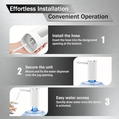 Water Dispenser for 5 Gallon Bottle, Digital Display, 4 Water Modes, White - view 5