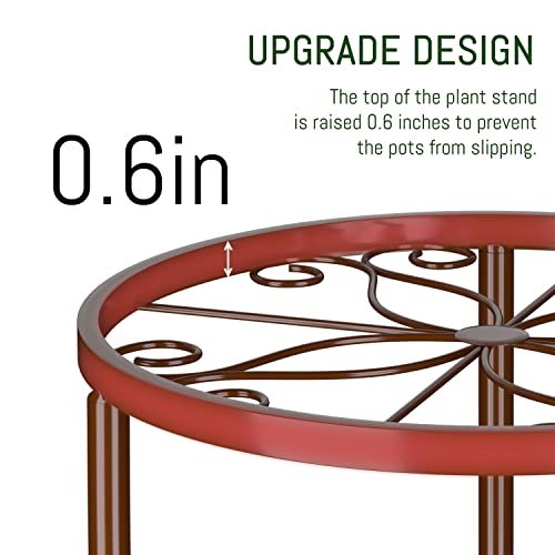 5-Pack Decent Metal Plant Stands for Multiple Plants (Bronze) - view 3