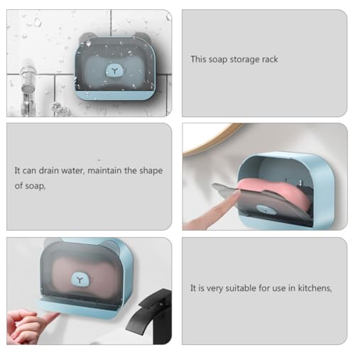 Creative Soap Holder Storage Rack with Drain Tray for Bar Soap Bathroom - view 2
