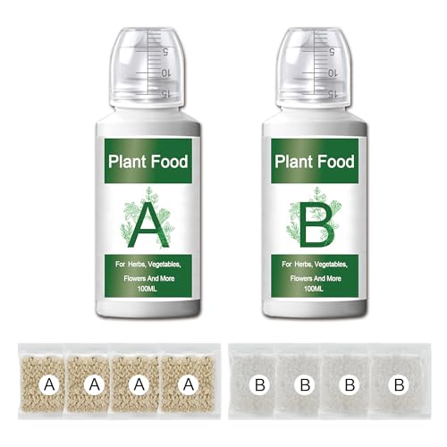 Hydroponic Plant Food, A&B Nutrients 1000ml for Hydroponics System