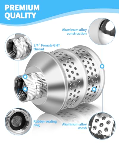 Bubbler Sprinkler Head, 3/4 Inch Internal Thread Rustproof Aluminum Diffuser Flood Nozzle for Yard, Vegetable Garden Plants, Gentle Watering Soaker with 40 Inch Tape, Ideal for Shrubs and Flowers - view 3