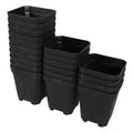 20pcs Small Plastic Succulent Nursery Pots for Plant Propagation