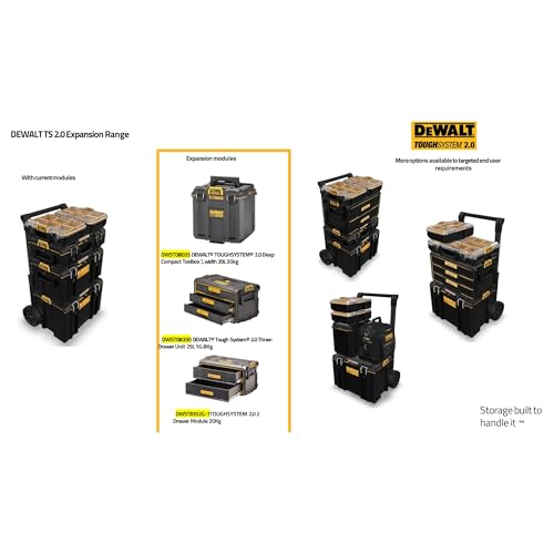 TOUGHSYSTEM 2.0 Compact and Durable Deep Toolbox with Removable Dividers (DWST08035) - view 5