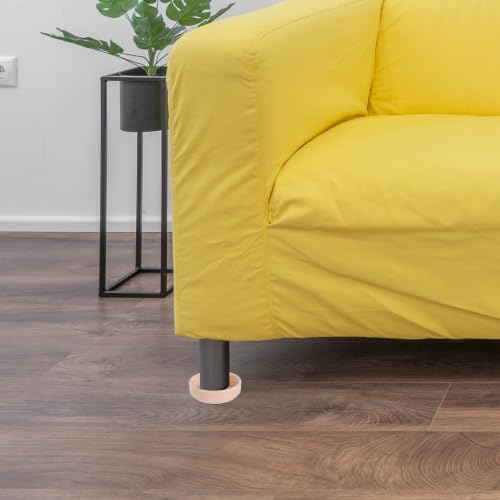 4pcs Wood Grain Furniture Foot Pads Non Slip Protectors - view 4