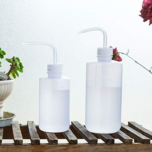 Squeeze Washing Bottle Succulent Watering Bottle 250ml + 500ml Water Squirt Irrigation Squeeze Sprinkling Can Plastic Wash Plant 2pc - view 2
