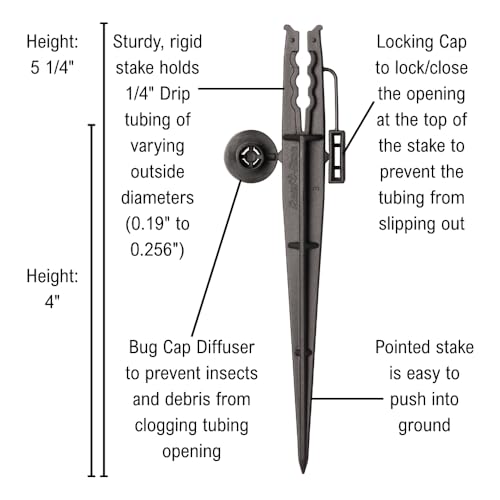 TS25/10PS Drip Stake, 1/4", 10-Pack - view 2