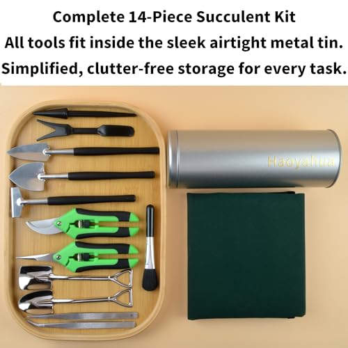 14-Piece Succulent Tool Set Mini Hand Transplanting for Miniature Gardening - view 2