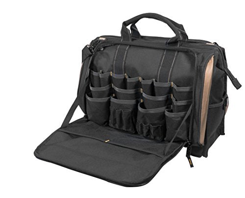 Custom Leathercraft1539 Multi-Compartment 50 Pocket Tool Bag - view 3