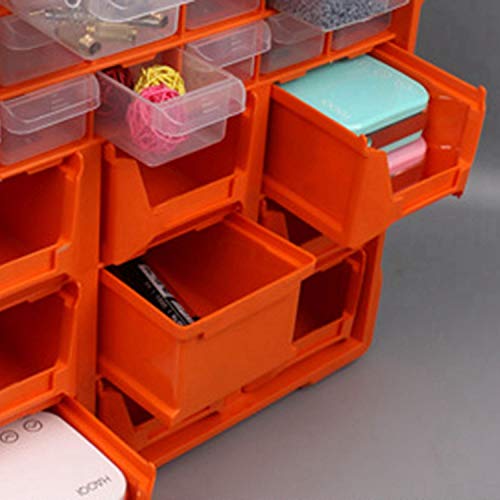 DIY Tool Bits Storage Organiser Unit - Workshop Screws and Small Parts Cabinet or Office Stationary Craft Box (39 Drawer with Open storage) - view 3