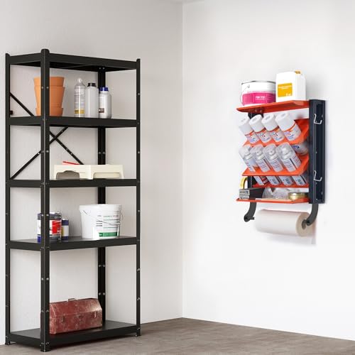 Spray Paint Can Holder Wall Mount, Heavy Duty Metal Spray Can Holder - view 6