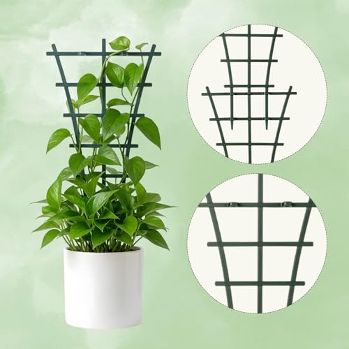 4 Pcs Mini Trellis, Plastic Garden Plant Support - view 4