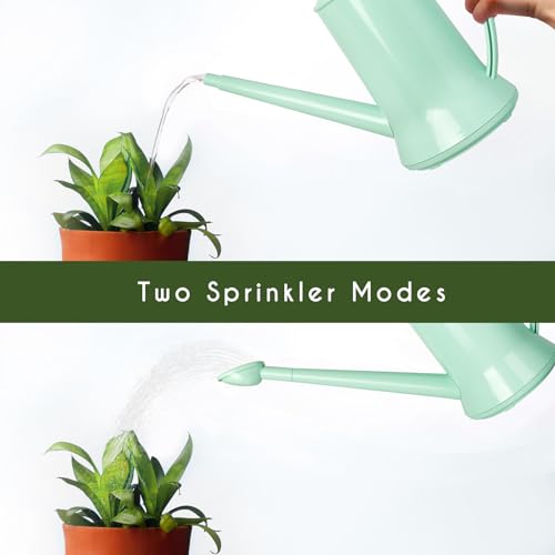 Small Watering Can, 67oz (1/2 Gallon) Indoor Houseplants Green - view 3