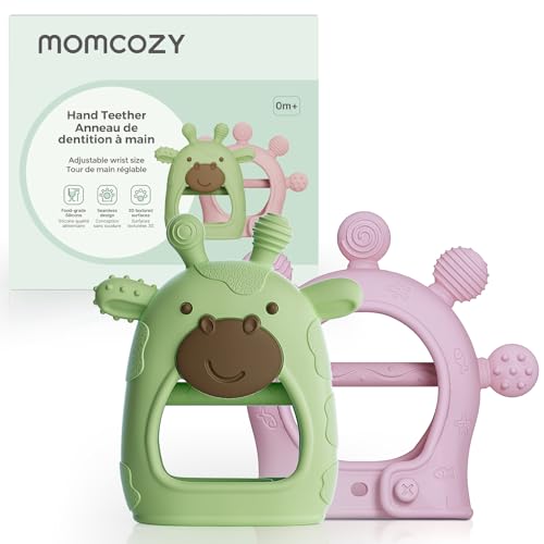 Baby Teether Toys | Food Grade Silicone Teething Relief 0-6 Months