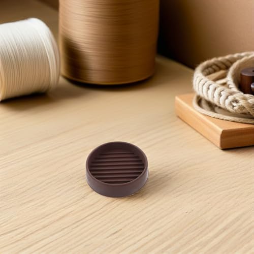 8pcs Inch Round Rubber Furniture Pads Non Slip Table Leg End Caps - view 5