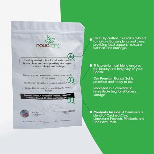 Novaterra Bonsai Potting Soil Mix for Indoor Bonsai Trees, 2.4 Quarts - view 6