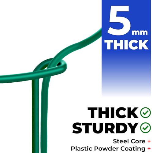 12 Pack Tall Snake Plant Support Stakes – 10" W x 24" H Half Round Peony Cages and Supports for Indoor and Outdoor Plants – Plant Cage Ring Support for Flower - Peony, Tomato, Hydrangea, Rose Bush - view 3