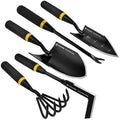 5-Piece Garden Tool Set, Heavy-Duty Stainless Steel Premium Tools