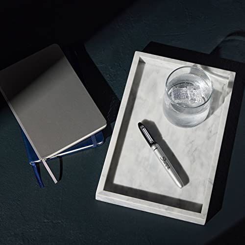 Permanent Markers with Stainless Steel Marker Case Fine Point Black 6 Count - view 6