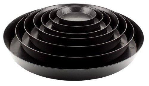 Plant Saucer, 18-Inch, Black