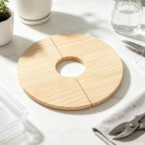 Plant Pot Protectors from Cats Wooden Cat Proof Interlocking Waterproof - view 3