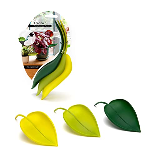 Leaflow Plant Pot Watering Funnel (Set of 3), Plant Watering Funnel for Indoor and Outdoor Plants, Watering Leaves for Plants