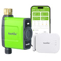 WiFi Water Timer for Garden Hose, Brass Inlet WiFi Sprinkler Controller, Smart Hose Timer Valve with Ethernet Gateway, Rain Delay for Garden/Lawn (Support WiFi & Ethernet Connection)