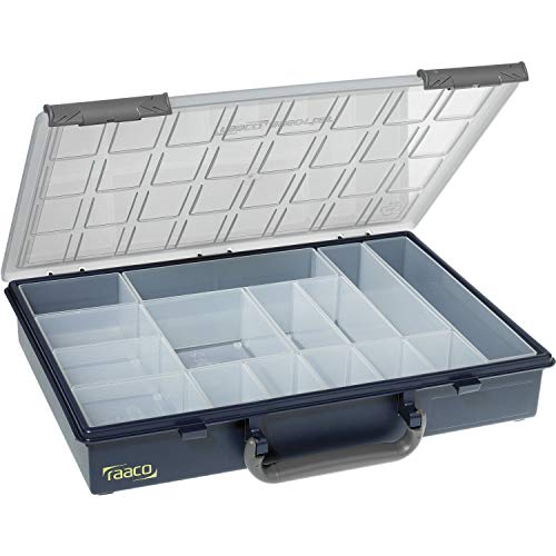 136242 Portable Handy Box + 4 A4 Assorters, Black/Blue - view 2