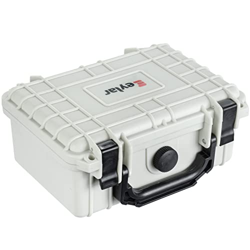 Protective Hard Case Water & Shock Proof w/Foam TSA Approved 8.12 inch 6.56 inch 3.56 inch (White) - view 3