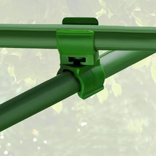 40pcs Green Plastic Trellis Connectors for Tomato Plants and Stakes - view 4