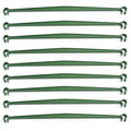 100Pcs Plant Stake Connectors, 11.8 Inch Expandable Trellis Clips for 11mm Garden Stakes, Heavy Duty Tomato Cage Support Arms for Climbing Plants Flowers Vegetables, Indoor Outdoor Use