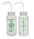 2PK Houseplant Helper Plant Water Bottle, 16oz -Weekly Irrigation Scale Printed on Side - Plant Watering Devices, Succulent Watering Bottle, Indoor House Plant Waterer, Seed Tray Watering Can