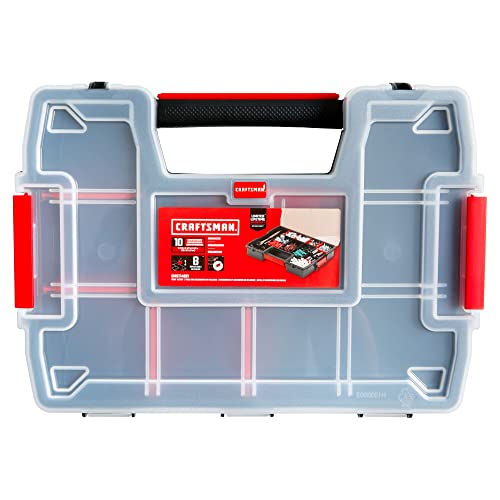 Storage Organizer, Small Parts Organizer, 3-Packs with 10-Compartments, Lid Includes Secure Latch (CMST60964M) - view 2