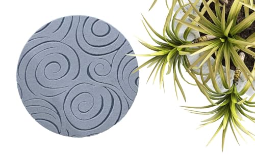 4 Pieces Microfiber, Water Resistant Flower Pot Holder, Absorbent Non-Slip Pot Plant Pad Round Plant Coaster Mat Indoor Flower Plant Protect Mat for Table Desk, or Windowsill (8 Inch, 4, Pack of)