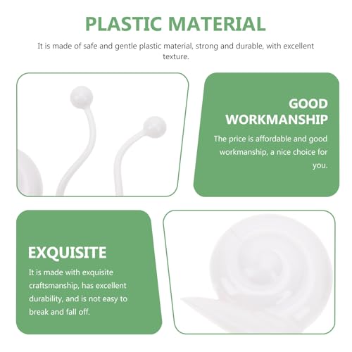 20pcs Adhesive Plant Fixing Hooks, Green Plastic Wall Clips for Vines - view 3