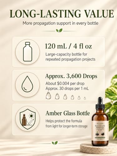 Root Drops for Cuttings, Plant Propagation with 100 mL Cup, 4.06 fl oz - view 7