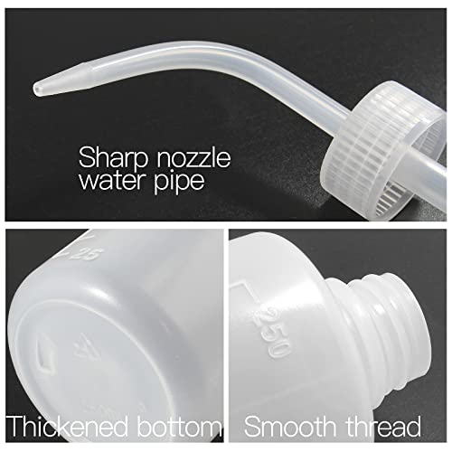 2Pcs Plastic Wash Bottle 250ml Plant Squeeze Bottle, 8oz - view 5