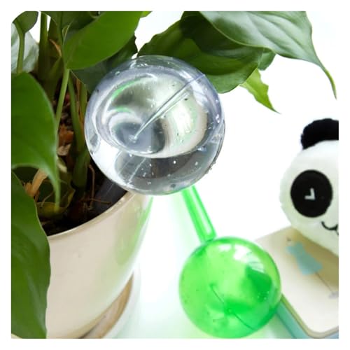 Irrigation System forgarden 5pcs Automatic Plant Water Feeder Plastic Ball Indoor Outdoor Flowers Water Cans Flowerpot Drip Irrigation Device Garden Sprinkler(3pc White Big) - view 5