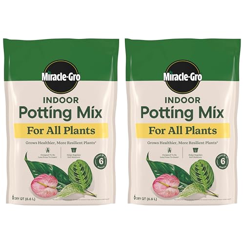 Indoor Potting Mix for All Plants, 6 qt., 2-Pack