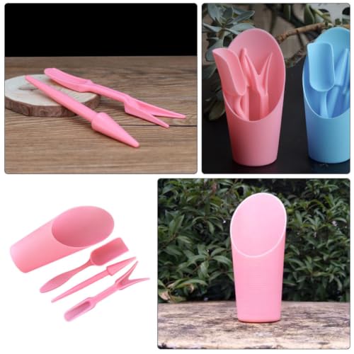 Pink Succulent Transplanting Shovel Tool Set for Planters and Soil - view 3