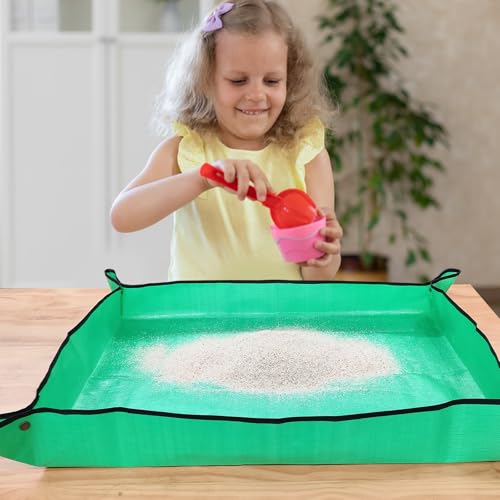 Repotting Mat for Indoor Plants, 29.5" X 39.4" Waterproof Succulent Potting Mat, Foldable Reusable Soil Change Mat Gardening Planting Mat - Gifts for Plant Lovers - view 6