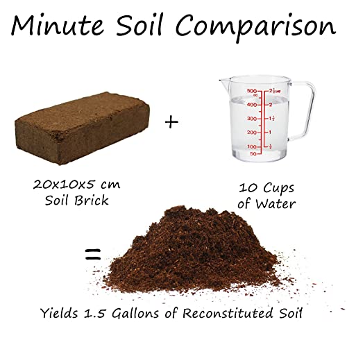 Mountain Valley Seed Co Minute Soil Plus Brick - 3 Bricks 1.5 Gallons - view 4