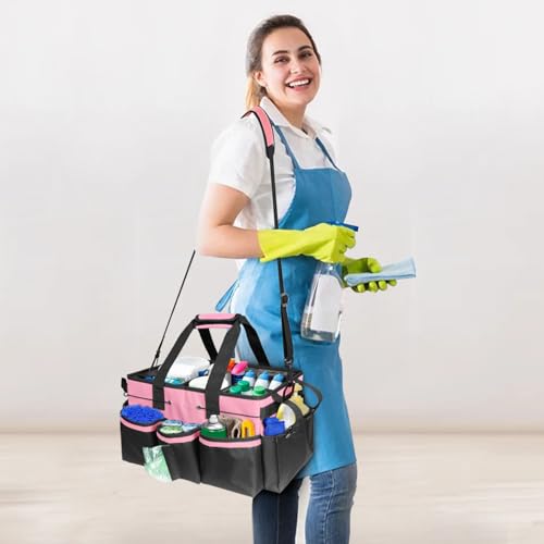 Large Cleaning Caddy Bag-Wearable, Waterproof, Heavy, Duty - view 5